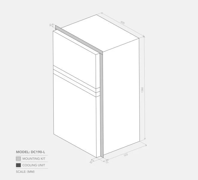 Fridge/Freezer Bushmen 12v upright (DC65-X)